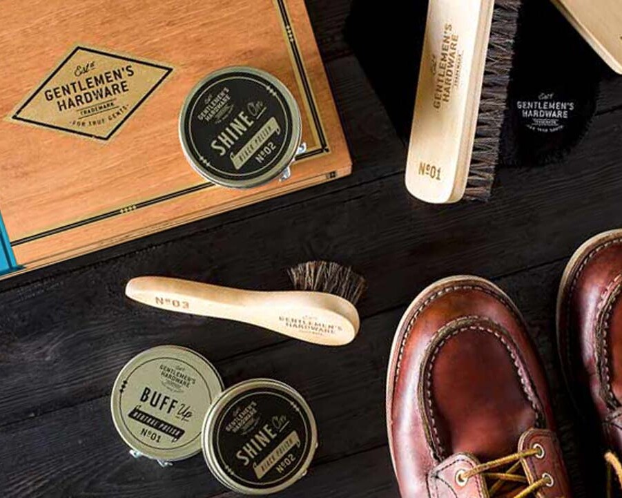 Gentlemen's Hardware - Shoe Shine Cigar Box - Estrelas de Papel